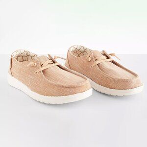 NWT Hey Dude Wendy Sparkling Rose Gold Size 8